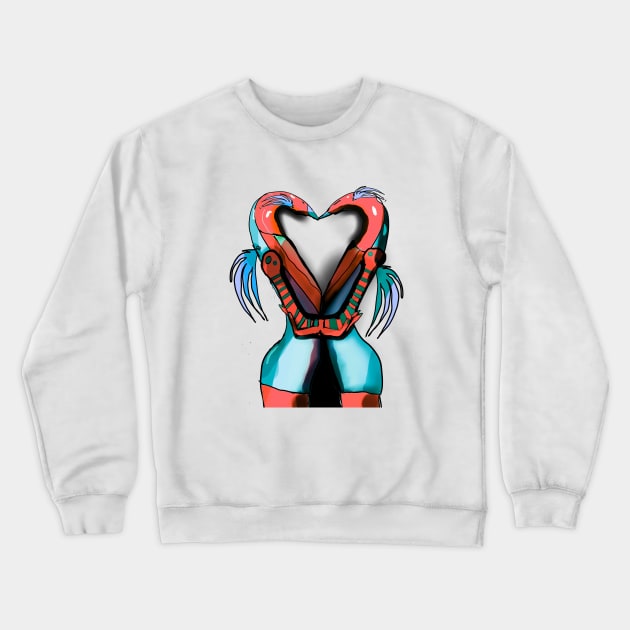 Love ducks Crewneck Sweatshirt by Interiumtree